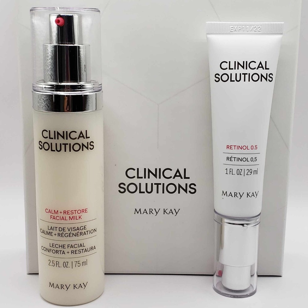 Mary Kay Clinical Solutions Retinol 0.5 + Calm Restore Facial Milk Set
